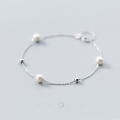 wholesale S925 silver Nalan Sunlight Pearl Bracelet with Stylish Shell Pearl and Simulated Pearl Jewelry S2662-0-4