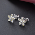 wholesale S925 Metal Source Factory Starfish Earrings for Women with Inlaid Diamond Zirconia Wholesale and Dropshipping-0-3