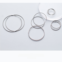 wholesale S925 silver women's earrings, Korean-Japanese style, fashionable, diamond-embedded, six-prong ear hooks, elegant and minimalist, women's ear accessories E6289-S925 Silver Earrings-Gold>925 Silver