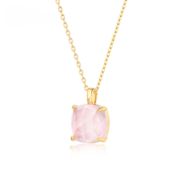 wholesale 925 Sterling Silver European Vintage Sunflower Forest Series Necklace with Sky Blue Topaz Pendant Collarbone Jewelry-Blue Topaz (clearance product, no refunds or exchanges unless there is a quality issue, please do not bid) &gt; 925 silver