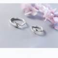 wholesale S925 silver sweet and light luxury style snake couple rings, cute animal rings for men and women, pair rings J4827-0-2