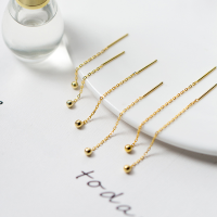 wholesale 925 Sterling Silver Blue Diamond Zirconia Three-Leaf Clover Stud Earrings for Women, Factory Wholesale-Earrings-[Not suitable for Tremella plug]