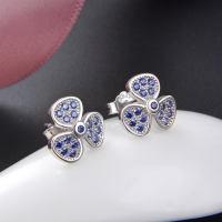 wholesale S925 Sterling Silver Cute Elephant Stud Earrings for Women, Animal Earrings, Student Minimalist Jewelry Wholesale from Source Factory-Earrings-[Not suitable for Tremella plug]