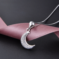 wholesale Metal: s925, star and moon asymmetrical earrings for women, Korean style minimalist and cute ear piercings jewelry E379-S925 silver earrings silver 925 silver