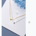 wholesale S925 Silver Necklace Pendant Women Korean Style Sweet Heart Pendant Elegant and Cute Mini Collarbone Chain Women D4927-0-3