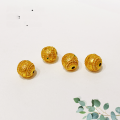 wholesale Metal material: Gold-plated 925 silver hollow ball large spacer bead accessory bracelet DIY handmade semi-finished product new special offer-0-10