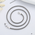 wholesale S925 Sterling Silver Cloud Tide Pavilion Choker Chain Vintage Antique Fox Tail Pendant Necklace for DIY Matching-0-2
