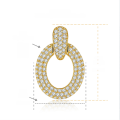 wholesale 18k gold-plated S925 silver earrings with D-color VVS moissanite studs, a trendy and minimalist style for independent websites-0-5