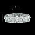 wholesale 925 Silver Gold-Plated Bracelet with High-Carbon Marquise White G Color Art Deco Decoration Antique Luxury Banquet Women's Bracelet-0-2