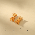 wholesale S925 gold-plated silver brooch pin cheongsam yajin spacer beads separator DIY bracelet beaded accessories-0-8