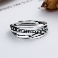 wholesale S925 Sterling Silver Minimalist Zodiac Trend Vintage Antique Tiger Year Birth Year Fierce Tiger Adjustable Ring-YJ565/B model is approximately 5.7 grams. The opening is adjustable.