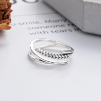 wholesale S925 Sterling Silver Black Bean Geometric Circle Necklace Korean Style Fashion Commuter Necklace Y01328-925 Silver 925 Silver Necklace