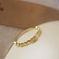 wholesale S925 sterling silver brushed heart-shaped matte gold pearl earrings, elegant and sophisticated earrings for women-BE0271-Gold>925 Silver