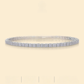 wholesale S925 Silver Moissanite Poet Bracelet Cross-Border Hot Selling Hand Jewelry Source Panyu Factory Wholesale-0-0