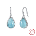 wholesale [S925 Sterling Silver] GME Set Fresh and Sophisticated Fashion Internet-Famous Turquoise Tassel Earring Accessories-0-62