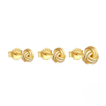 wholesale 925 Sterling Silver New Fashion Creative Love Knot Set Stud Earrings,ins。-0-0