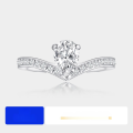 wholesale Super beautiful 18K gold crown-style pear-shaped 062ct lab-grown diamond Au750 engagement ring for women-0-0