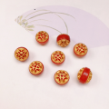 wholesale S925 silver gold-plated natural South Red Agate barrel bead spacer accessories DIY handmade unfinished bracelet necklace stringing-0-9