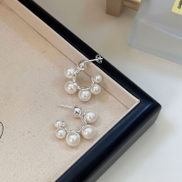 wholesale S925 Sterling Silver Butterfly Pearl and Broken Silver Bracelet for Women, New Chinese-style Small Design, National Style Versatile Hand Accessory Gift-DMXDH391 925 silver (grams see picture)