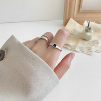 wholesale S925 Sterling Silver Irregular Zircon Inlaid Spade A Ear Climber Creative Unisex Earring-167FR/geometry about 2.5g 925 silver