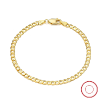 wholesale S925 Sterling Silver 3mm Milled Chain Trendy Hip-Hop Mens Minimalist Style Wholesale-Width: 3mm, 18K gold, length: 16.5cm, weight: 2g 925 silver