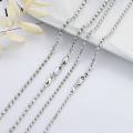 wholesale S925 Sterling Silver Engraved Bead Chain Square Beads Versatile DIY Free Matching Accessories Sweater Chain Collarbone Chain-0-0
