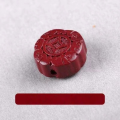 wholesale Metal high-content cinnabar beiyun, imperial cinnabar spacer beads, auspicious clouds, fortune, snowflake, and baga DIY bracelet-0-7