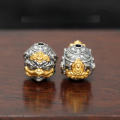 wholesale Gold-Plated S925 Ancient Silver Gilded Fire Bodhi Gold-Swallowing Beast Vajra Elephant God Garuda Lucky Bead DIY Bracelet Accessories-0-9