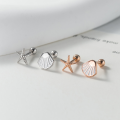 wholesale S925 Sterling Silver Fresh and Sweet Ins Style Starfish Thread Ear Stud Elegant Jewelry M03529-0-0