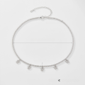 wholesale S925 Cross-border Hot-selling Women's Tennis Chain Star Butterfly LOVE Necklace Layered Halloween Matching Accessories-0-5
