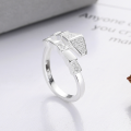 wholesale S925 Sterling Silver Serpent Ring, Stylish and Luxurious Adjustable Open Ring, Index Finger Ring, Popular on Xiaohongshu-0-1