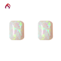wholesale Metal, Synthetic Opal OPAL Rectangular Cushion Small Octagon Lab-Created Opal Jewelry Setting Stones-0-1