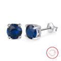 wholesale S925 Sterling Silver Zodiac Birthstone Zircon Stud Earrings, Cross-Border Bestseller, Direct from Manufacturer-0-13