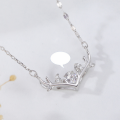wholesale S925 Sterling Silver Maker You Are With Me Moving Necklace for Women, Minimalist High-Quality Collarbone Chain Festival Gift-0-1