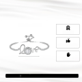 wholesale S925 Sterling Silver Jewelry Adjustable LOVE Bracelet with Natural Mother-of-Pearl Wholesale Direct from Manufacturer-0-1