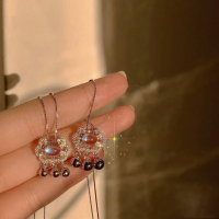 wholesale S925 Silver Moonstone Pendant Necklace for Women, Minimalist and Elegant Lock Design, Small and Exclusive, Collarbone Chain with Ruyi Pattern-Moonstone Peace Lock Chain 925 Silver