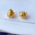 wholesale S925 gold-plated lucky cat bell pendant DIY bracelet necklace accessory handmade cord Dragon Boat Festival charm-0-6