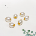 wholesale S925 Silver Natural Freshwater Pearl Barrel Spacer Bead Floral Accent Semi-finished Dangle Strand Accessory-0-11