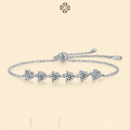 wholesale White Gold Plated S925 Silver Dreamy Color Diffuse Bracelet Moissanite New Jewelry Source Factory Wholesale-0-0