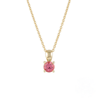 wholesale S925 Sterling Silver Ins Style Simple Daily Matching Pendant Necklace For Women,-Gold-October 925 silver