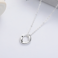 wholesale S925 Silver Yunchaoxuan Fashionable and Creative Irregular Geometric Pendant Trendy Internet Celebrity Ins Style Versatile Necklace-0-0