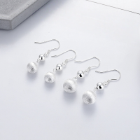 wholesale S925 silver fashion Korean and Japanese electroplated brushed process ins-style luxurious and versatile earrings and ear cuffs-YFR472M Small/approx. 2.6g  925 silver