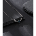 wholesale S925 Silver Original Deep Forest Deer Necklace for Women, Minimalist and Versatile High-End Deer Antler Collarbone Chain Gift for Girlfriend-0-1