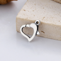 wholesale S925 Sterling Silver Spring Heart Clasp Twist Figure-8 Connector for DIY Bracelet Necklace Vintage Jewelry Accessories-0-2