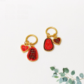wholesale Metal S925 Gold Plated Auspicious Drop Enamel DIY Pendant Accessories Wholesale New Arrival Special Offer-0-2