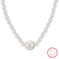 wholesale 925 Sterling Silver Cloud Traction Necklace Baroque Pearl Necklace, Light Luxury Retro Versatile Choker-0-4
