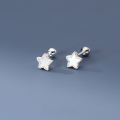 wholesale S925 Sterling Silver Inlaid with Synthetic Glass Threaded Set Stud Earrings, Ins Style Exquisite and Dainty Ear Accessories M04684-0-6