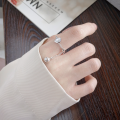 wholesale S925 Sterling Silver Vintage Small Ball Ring with Tassels, Minimalist and Versatile Ruyi Design-0-3
