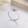 wholesale S925 Sterling Silver Pastoral Style New Chinese Butterfly Design Ring, Trendy and Elegant Index Finger Ring for Women-0-0