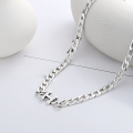 wholesale S925 Sterling Silver H Letter Thick Chain Hip Hop Punk Street Style Necklace in Korean Minimalist Ins-0-0